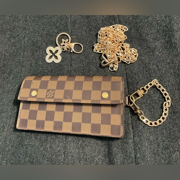 ✅AUTHENTIC LV ACCORDION DAMIER LONG WALLET LOUIS VUITTON - Picture 3 of 16